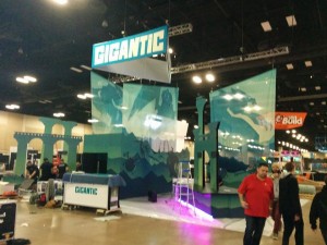 As an indie, you can’t compete with things like this… but you can find ways to have a cool booth nonetheless.