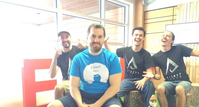 In his brand new and shiny Light Fall shirt, Ben Corriveau will help us in making Light Fall an amazing game.